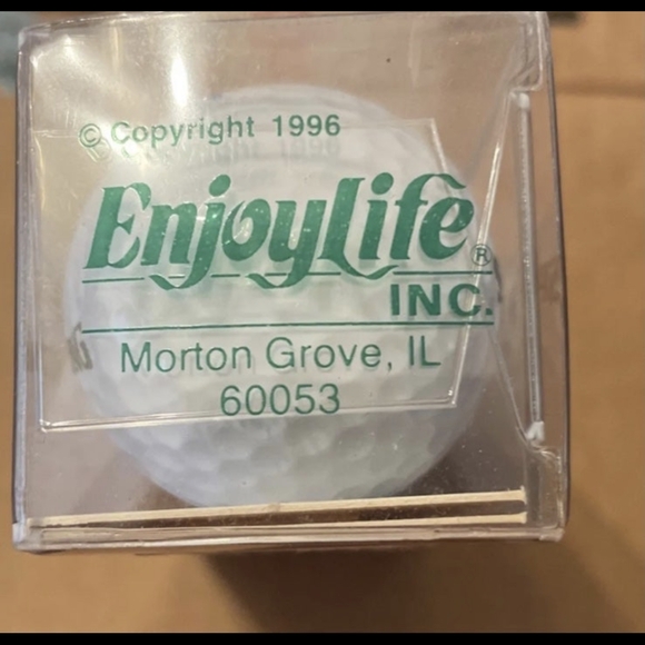 Vintage Boston Boats Golf Balls 3 Pack Sleeve Spalding Enjoylife Inc 1996 - Picture 3 of 3